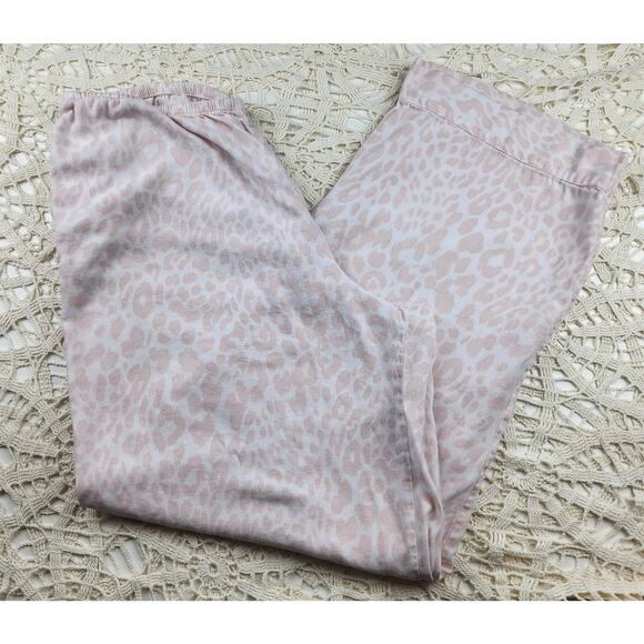 Victoria's Secret pj bottoms Pink & White Women's M soft comfort lounge sleep - Picture 2 of 10